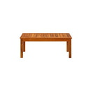 Garden Coffee Table Solid Acacia Wood 90 X 50 X 36 Cm