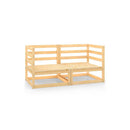 Garden Corner Sofas 2 Pcs Solid Pinewood