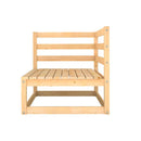 Garden Corner Sofas 2 Pcs Solid Pinewood