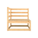 Garden Corner Sofas 2 Pcs Solid Pinewood
