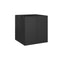 Garden Cushion Box Pe Rattan Black