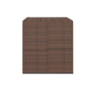 Garden Cushion Box Pe Rattan Cm Brown