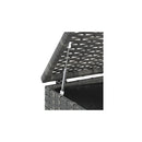 Garden Cushion Box Pe Rattan Grey