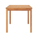 Garden Dining Table 160 X 80 X 77 Cm Solid Teak Wood