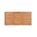 Garden Dining Table 160 X 80 X 77 Cm Solid Teak Wood