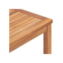 Garden Dining Table 160 X 80 X 77 Cm Solid Teak Wood