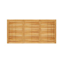 Garden Dining Table 206 X 100 X 74 Cm Solid Acacia Wood