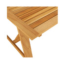 Garden Dining Table 206 X 100 X 74 Cm Solid Acacia Wood