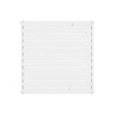 Garden Footstool 70 X 70 X 30 Cm White Solid Pinewood