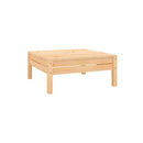 Garden Footstool Solid Pinewood