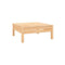 Garden Footstool Solid Pinewood