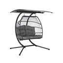 Garden Lounge Hanging Swing Chair Egg Hammock Stand Rattan Wicker