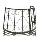 Garden Half Round Tree Bench 160 Cm Steel