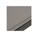 Garden Lounge Bench With Cushion Grey Plastic