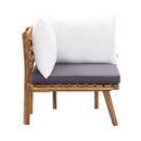 Garden Lounge Set Solid Wood Acacia