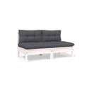 Garden Lounge Set With Cushions Solid Pinewood 4 Piece