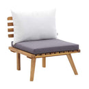 Garden Lounge With Cushions Solid Wood Acacia Set