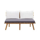 Garden Lounge With Cushions Solid Wood Acacia Set