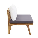 Garden Lounge With Cushions Solid Wood Acacia Set