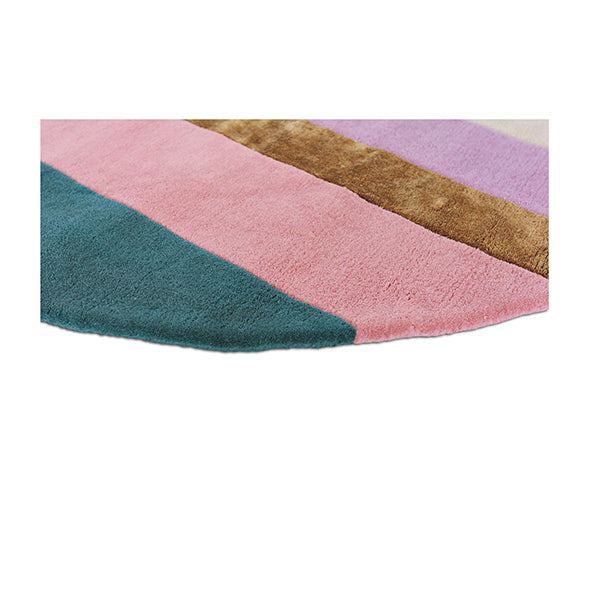 Garden Pink Oblong Rug