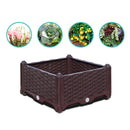 2Pcs 80X23Cm Garden Bed Plastic Planter Box