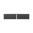 Garden Raised Bed 200 X 50 X 54 Cm Wpc Grey