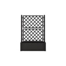Garden Raised Bed With Trellis And Self Watering System Anthracite