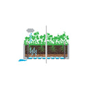 Garden Raised Bed With Trellis And Self Watering System Anthracite