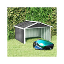 Garden Robot Lawnmower Shed 92 X 97 X 63 Cm Galvanised Steel Anthracite