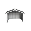 Garden Robot Lawnmower Shed 92 X 97 X 63 Cm Galvanised Steel Anthracite