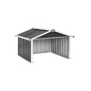 Garden Robot Lawnmower Shed 92 X 97 X 63 Cm Galvanised Steel Anthracite