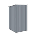 Garden Shed Grey 87X98X159 Cm Galvanised Steel