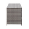 Garden Storage Box Grey 150X50X60 Cm Poly Rattan