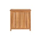 Garden Storage Box Solid Teak Wood 60 X 50 X 58 Cm