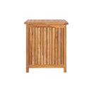 Garden Storage Box Solid Teak Wood 60 X 50 X 58 Cm