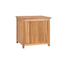 Garden Storage Box Solid Teak Wood 60 X 50 X 58 Cm