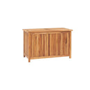 Garden Storage Box Solid Teak Wood 90 X 50 X 58 Cm