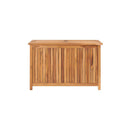 Garden Storage Box Solid Teak Wood 90 X 50 X 58 Cm