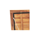 Garden Storage Box Solid Teak Wood 90 X 50 X 58 Cm