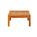 Garden Table 85 X 57 X 29 Cm Solid Acacia Wood