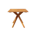 Garden Table Solid Wood Acacia 85 X 85 X 75 Cm