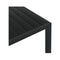 Garden Table Black 185X90X74 Cm Aluminium And Wpc