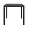 Garden Table Black 80 X 80 X 74 Cm Aluminum And Wpc
