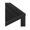 Garden Table Black 80 X 80 X 74 Cm Aluminum And Wpc