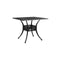 Garden Table Black 90 X 90 X 73 Cm Cast Aluminium