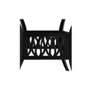 Garden Table Black 90 X 90 X 73 Cm Cast Aluminium