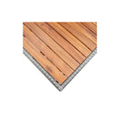 Garden Table Grey 120 X 70 X 66 Cm Solid Acacia Wood