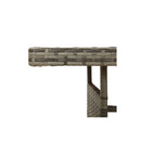 Garden Table Grey 160 X 70 X 72 Cm Poly Rattan