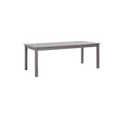 Garden Table Grey Wash 200 X 90 X 74 Cm Solid Acacia Wood