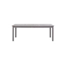 Garden Table Grey Wash 200 X 90 X 74 Cm Solid Acacia Wood
